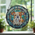 Bulldog Memorial Stained Glass Effect Suncatcher